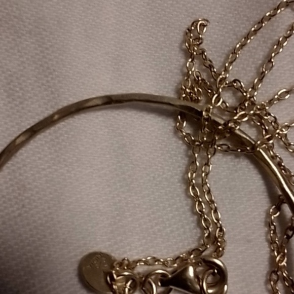 Lot of Three Necklace Gold Filled 925 Vermeil Leaf Gold Tone Overlay - Picture 8 of 8